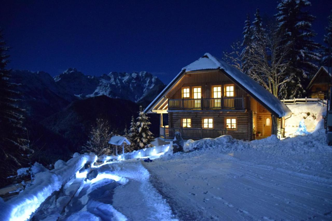 Holiday Chalet "Alpine Dreams" With Private Wellness Solčava エクステリア 写真