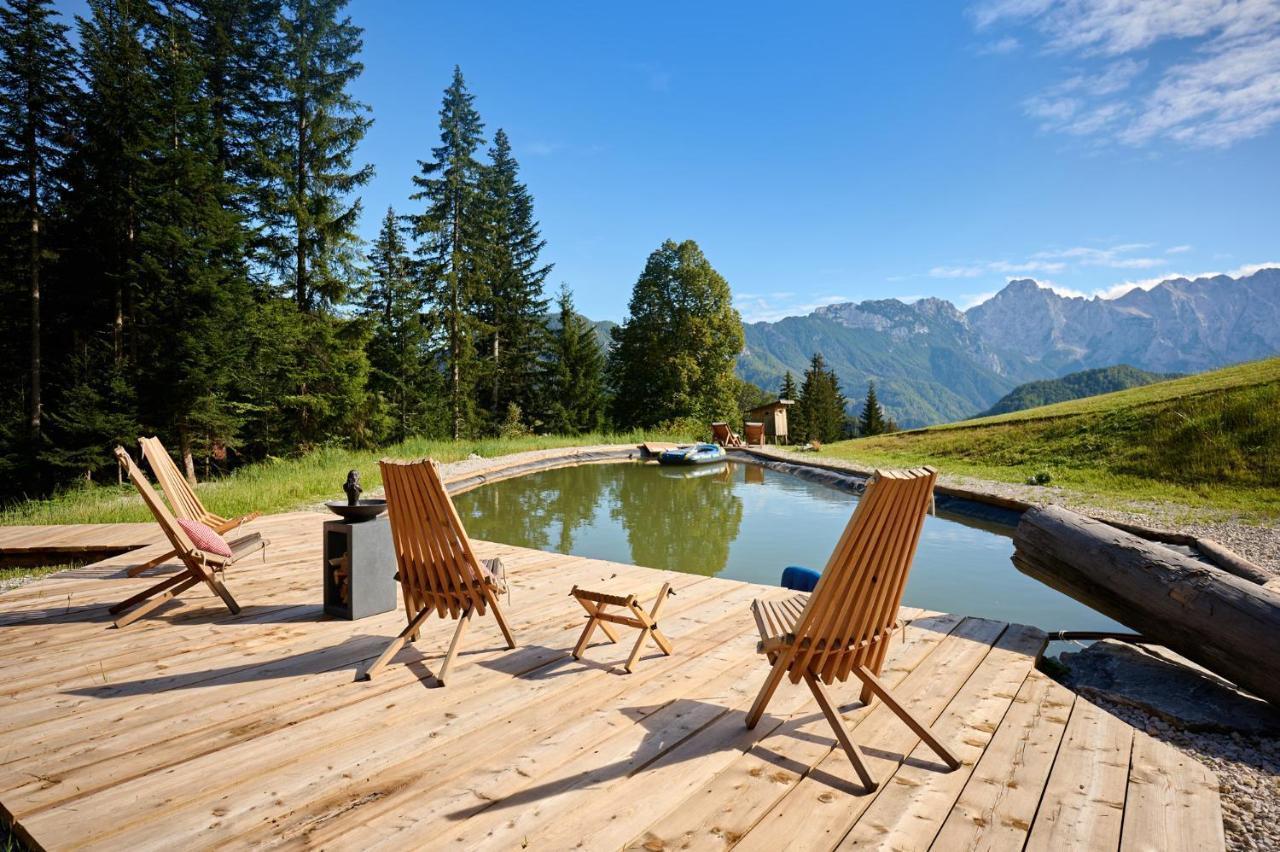 Holiday Chalet "Alpine Dreams" With Private Wellness Solčava エクステリア 写真