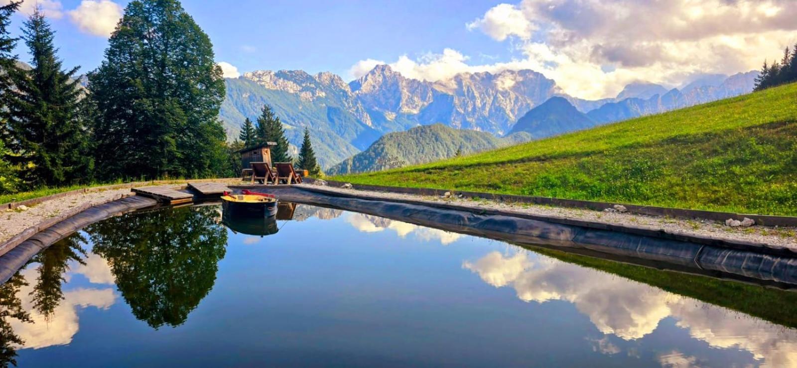 Holiday Chalet "Alpine Dreams" With Private Wellness Solčava エクステリア 写真