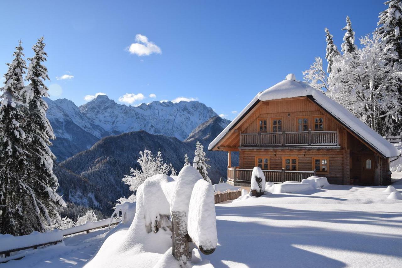 Holiday Chalet "Alpine Dreams" With Private Wellness Solčava エクステリア 写真