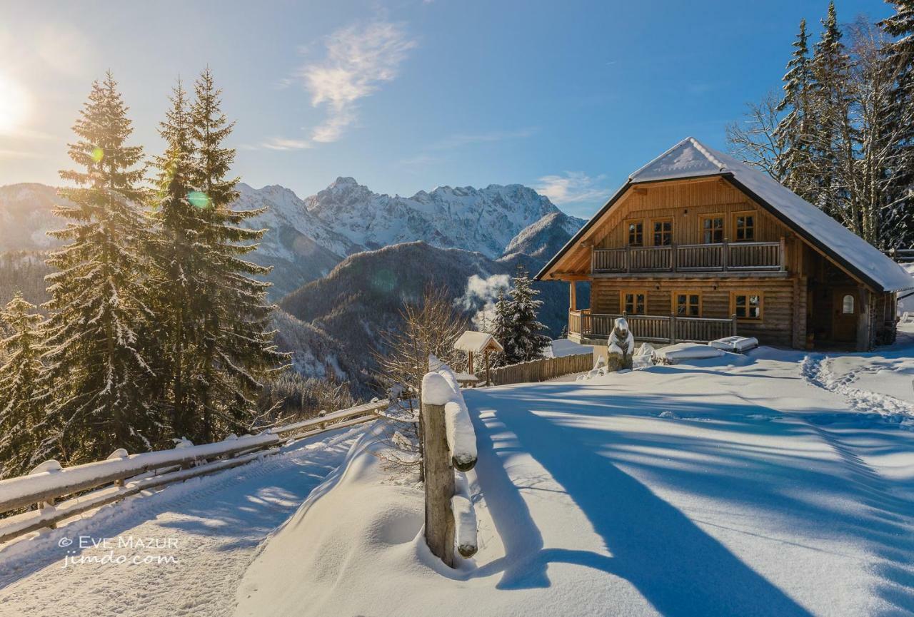 Holiday Chalet "Alpine Dreams" With Private Wellness Solčava エクステリア 写真