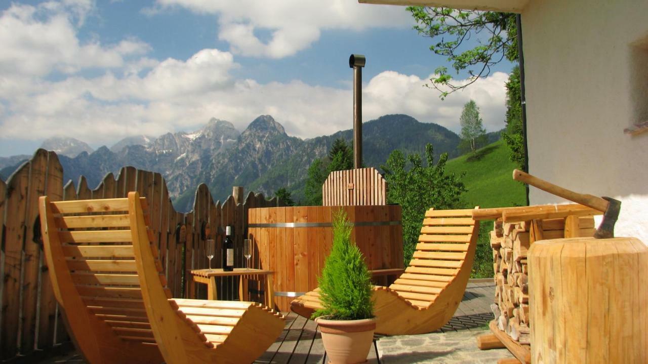 Holiday Chalet "Alpine Dreams" With Private Wellness Solčava エクステリア 写真